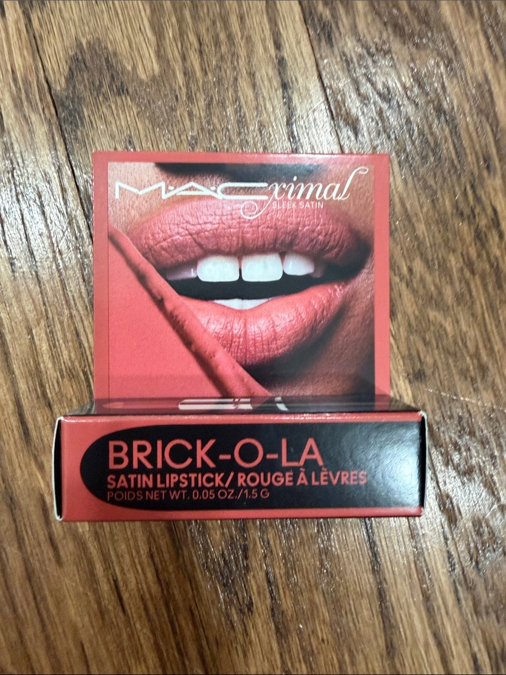 MAC Cosmetics Satin Lipstick — Brick-O-La Mini New in Box